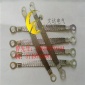 文达LMY 铝编织带软连接 碳棒上用铝编织带铝导电带 硅碳棒c型夹具